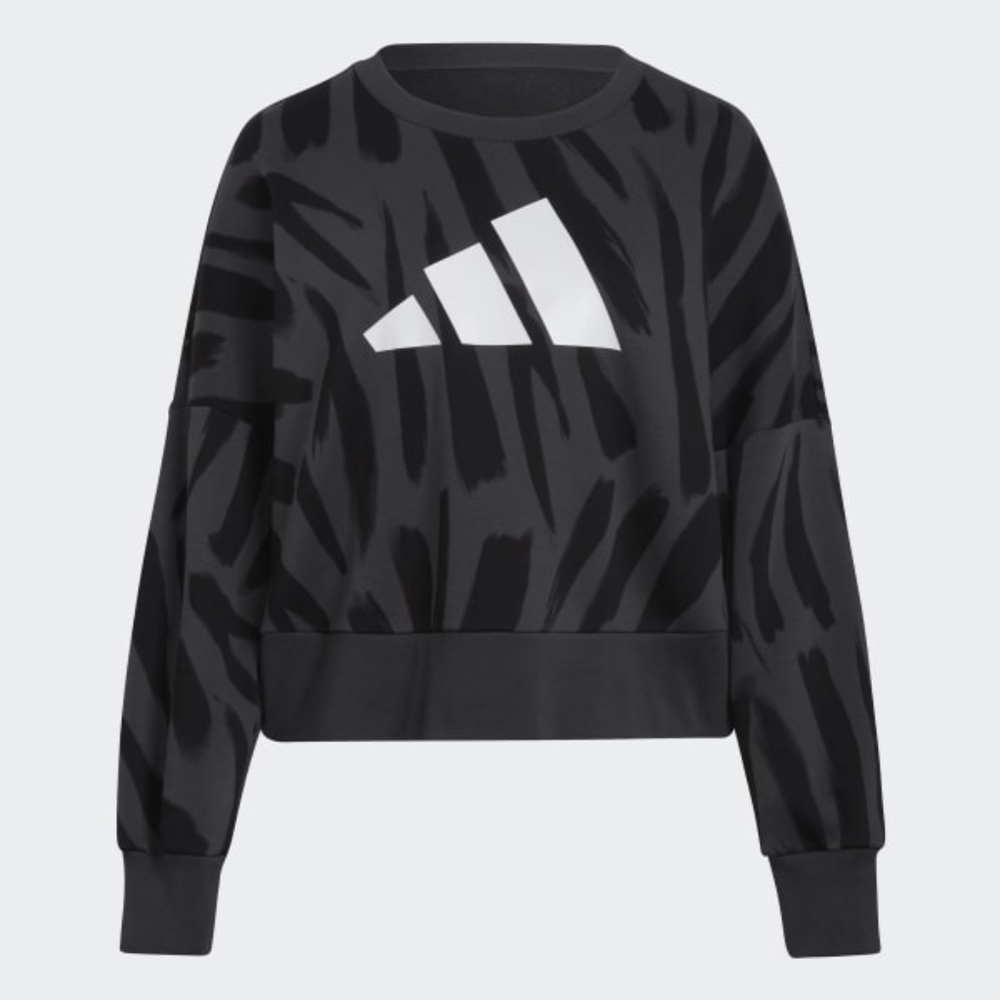 ADIDAS Sportswear Future icons Feel Fierce Graphic Sweatshirt Tiger Large NWT